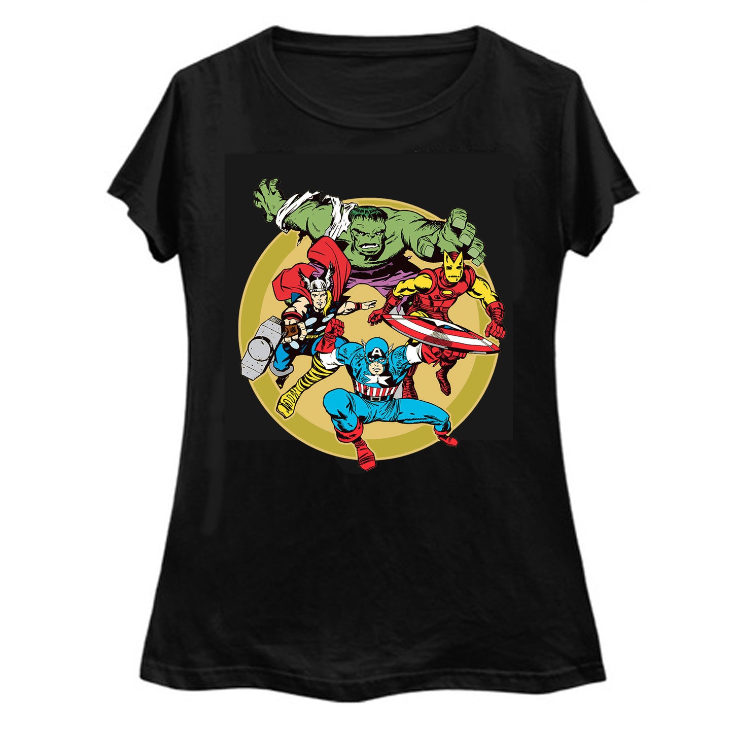 Marvel - Earth's Mightiest Heroes T-Shirt (various colors)