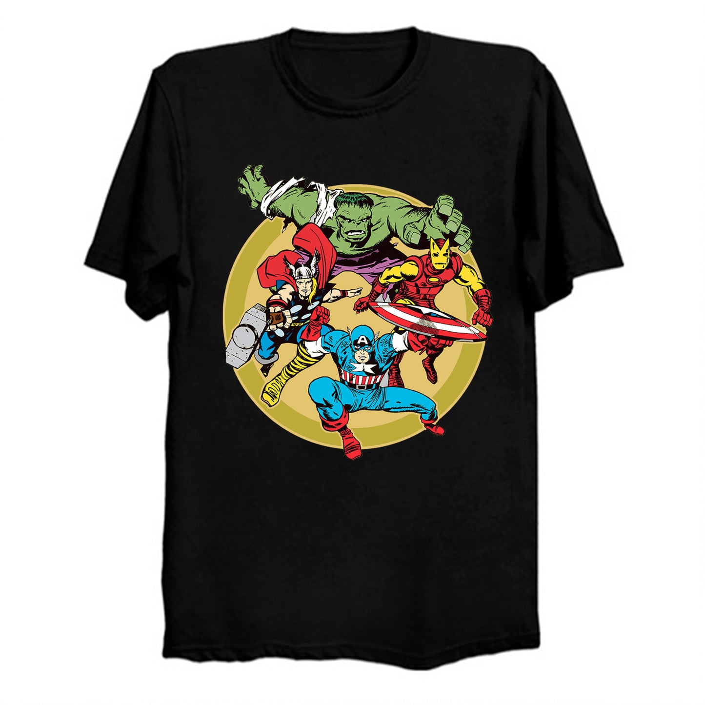 Marvel - Earth's Mightiest Heroes T-Shirt (various colors)