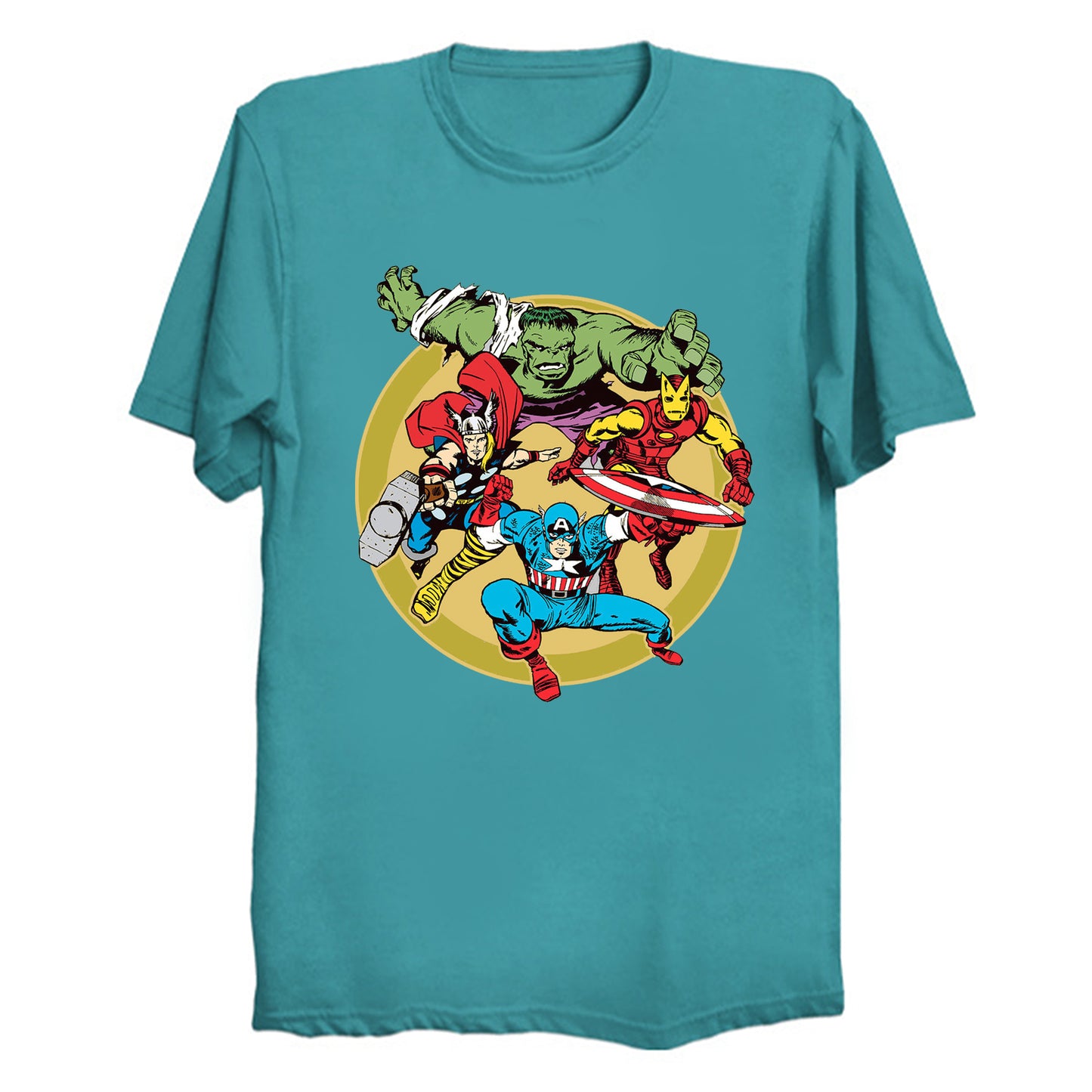 Marvel - Earth's Mightiest Heroes T-Shirt (various colors)