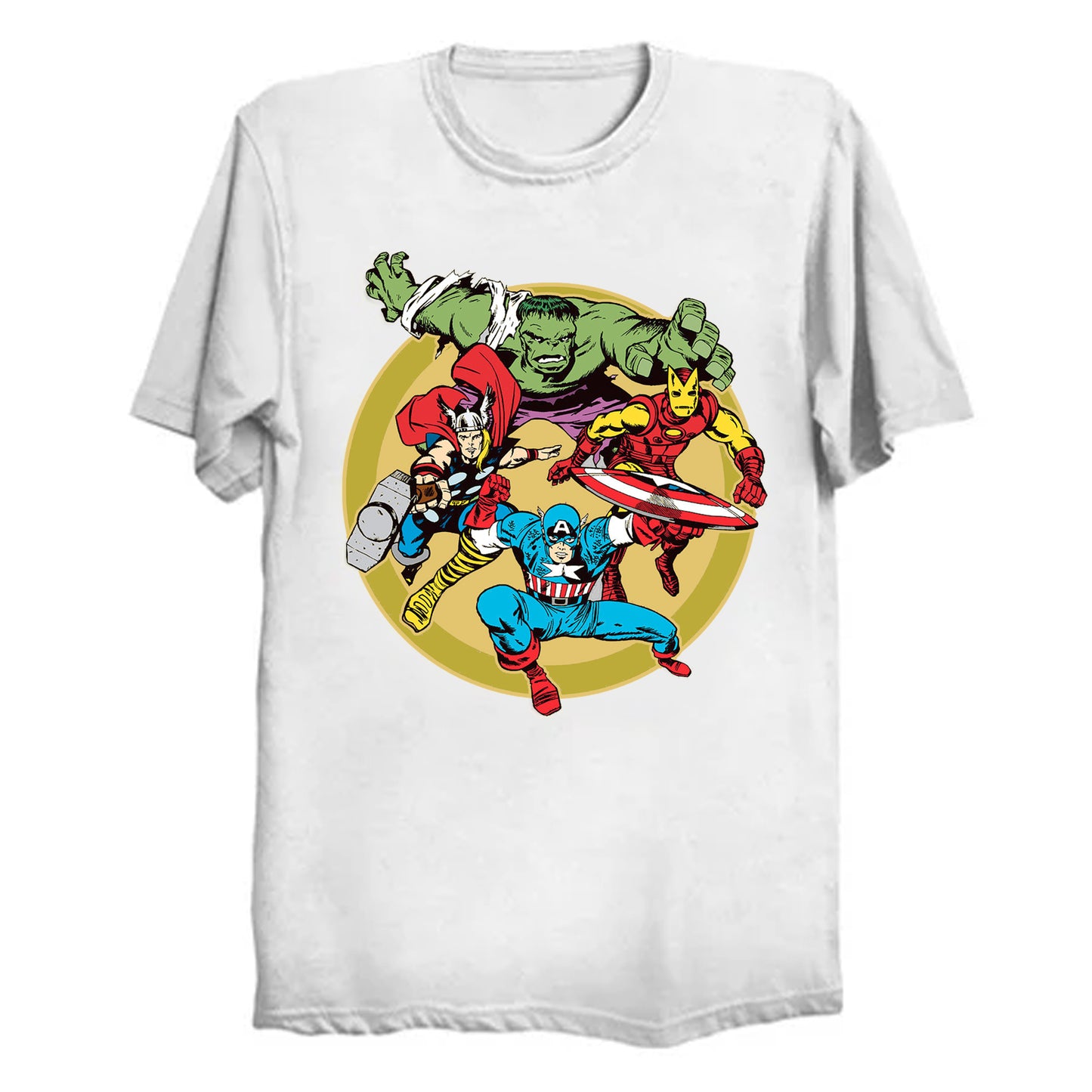 Marvel - Earth's Mightiest Heroes T-Shirt (various colors)