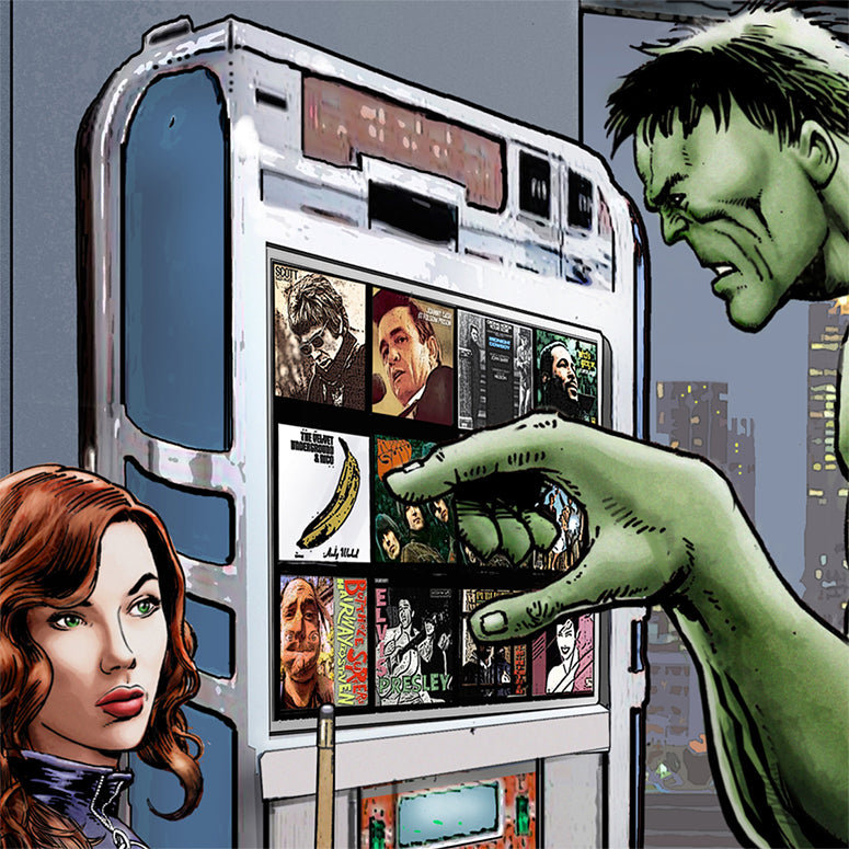 Marvel Superheroes Relax Playing Pool -Digital Download