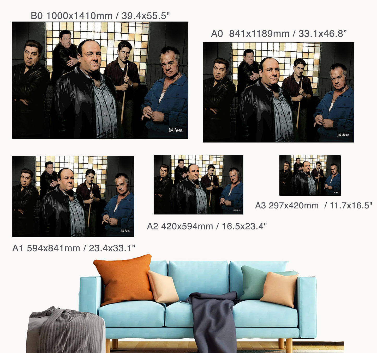 The Sopranos - Art Print/Poster