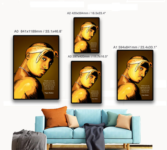 Tupac Shakur - Art Print/Poster (various sizes)