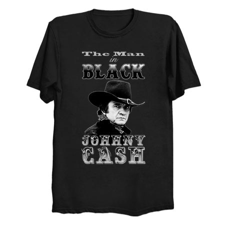 Johnny Cash - The Man In Black T-Shirt