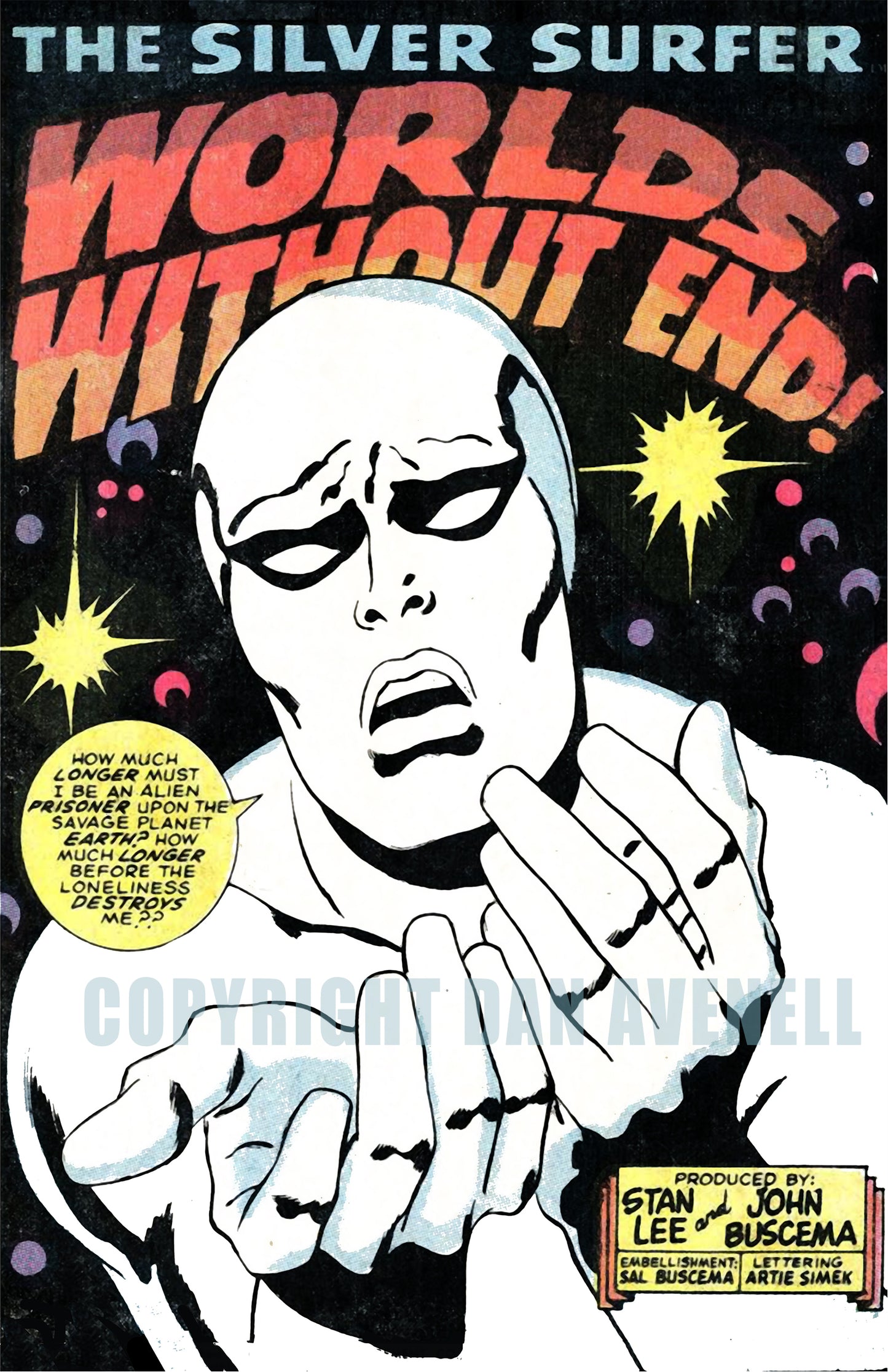 Silver Surfer - Worlds Without End - Art Print/Poster