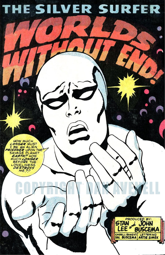 Silver Surfer - Worlds Without End - Art Print/Poster