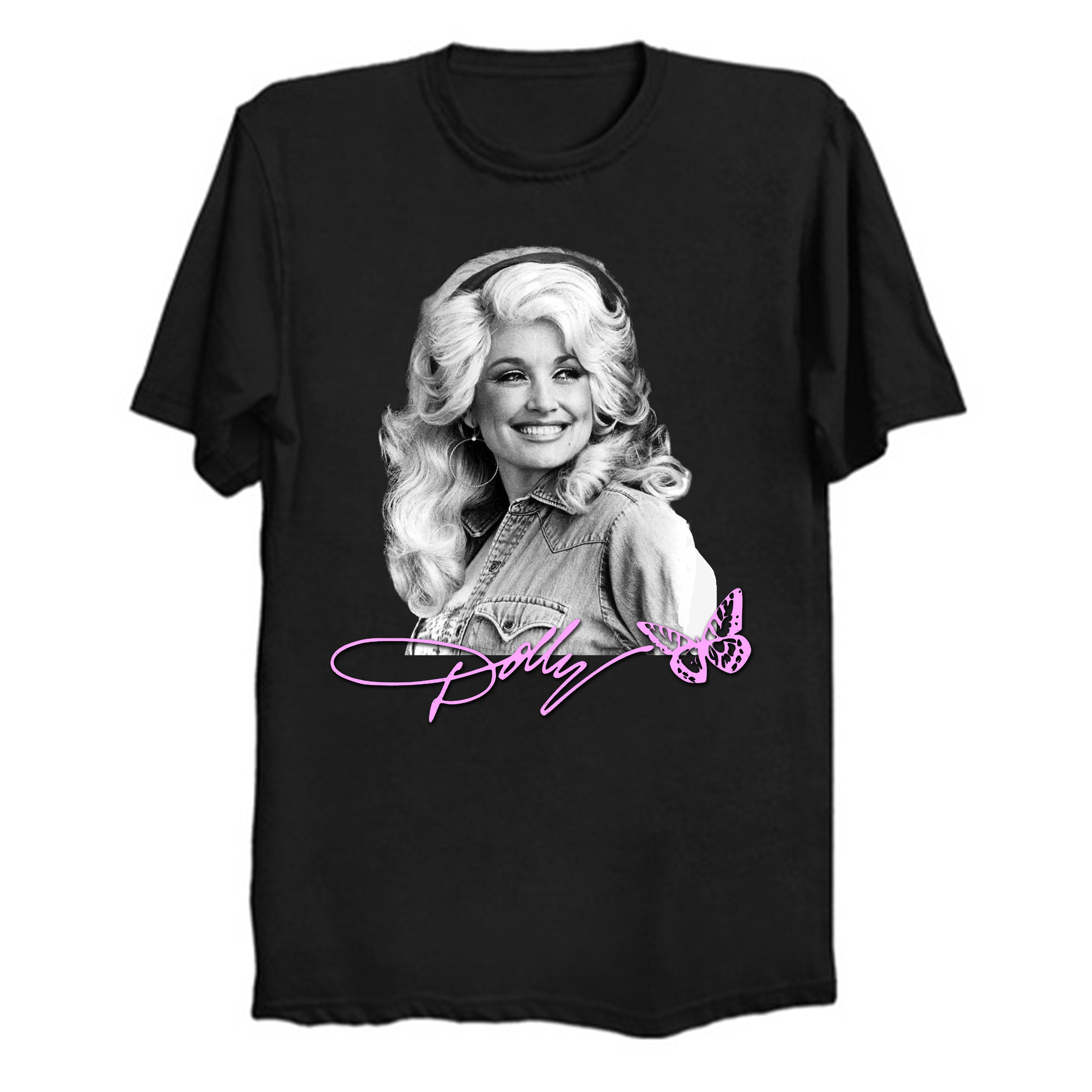 Dolly Parton Queen Of Country T-Shirt (Various Colours) – AvenellArt