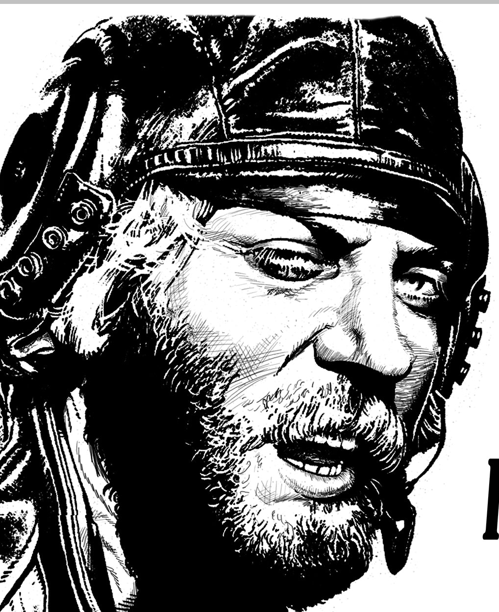 Kelly's Heroes - Oddball Says b/w -Art Print/Poster