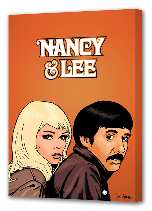 Nancy Sinatra and Lee Hazlewood - Mounted Canvas