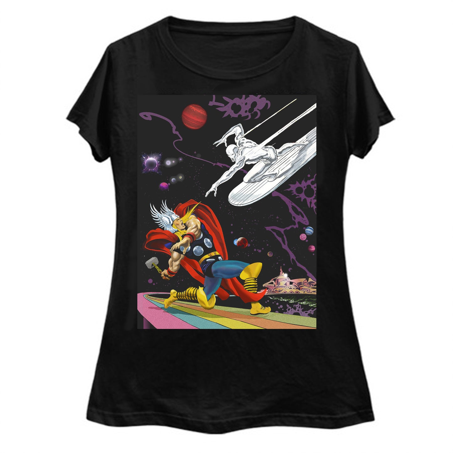 Marvel- Thor vs Silver Surfer T-Shirt