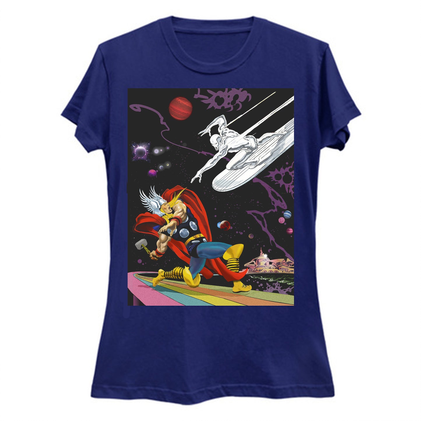 Marvel- Thor vs Silver Surfer T-Shirt