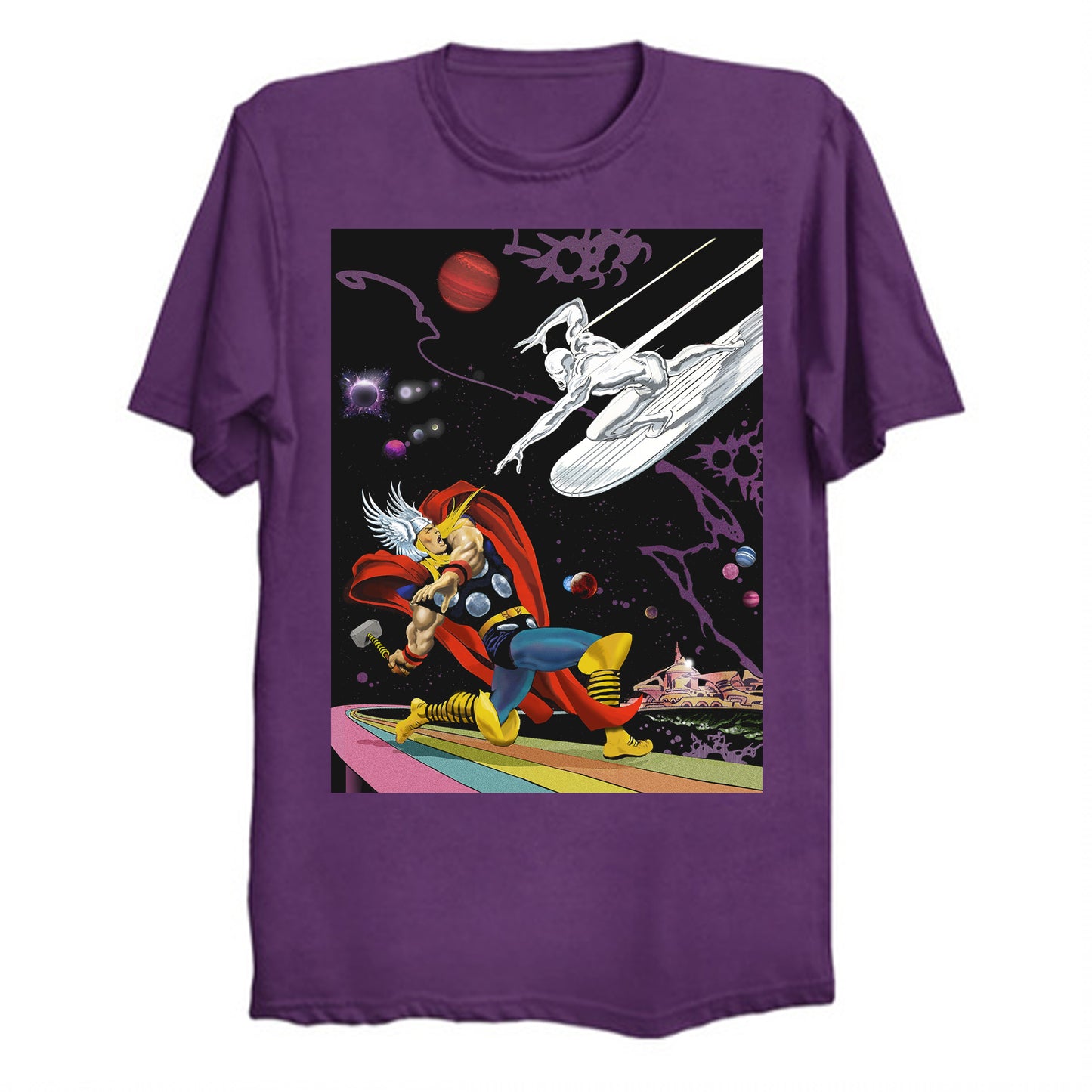 Marvel- Thor vs Silver Surfer T-Shirt