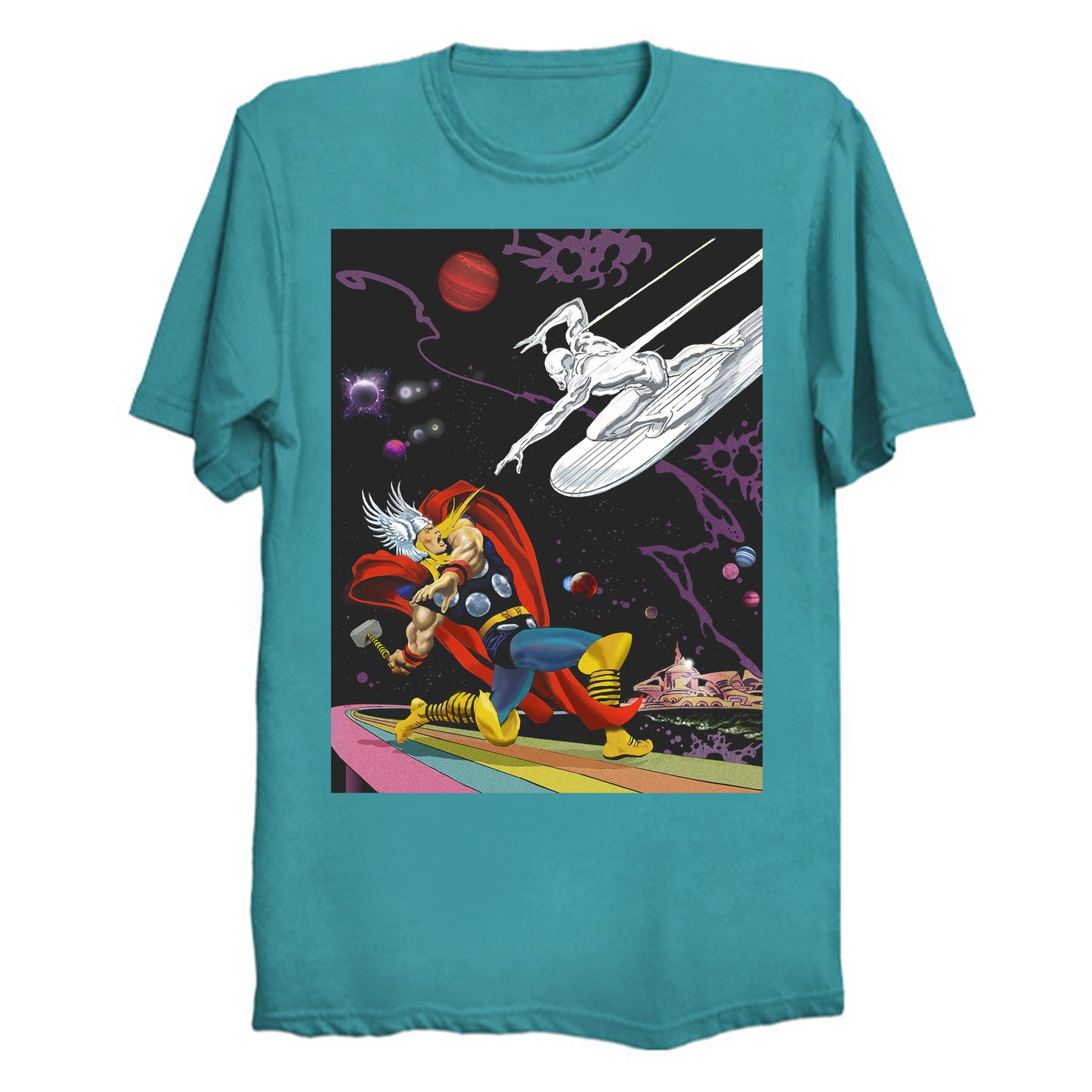Marvel- Thor vs Silver Surfer T-Shirt