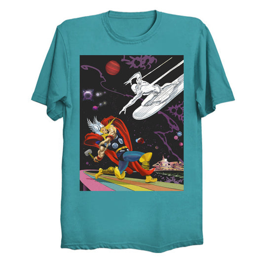 Marvel- Thor vs Silver Surfer T-Shirt