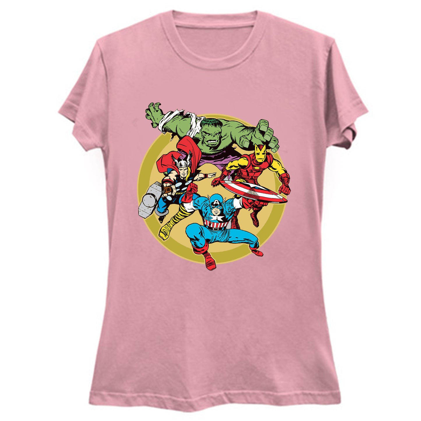 Marvel - Earth's Mightiest Heroes T-Shirt  (various colors)