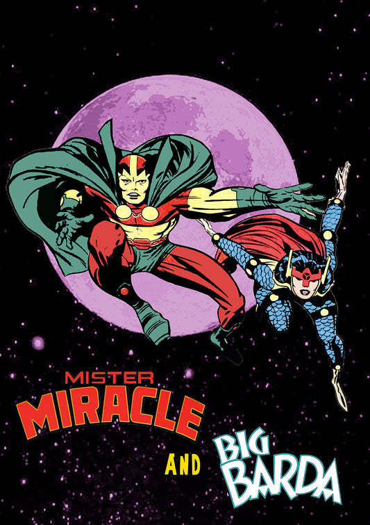 Mister Miracle and Big Barda - Art Print/Poster