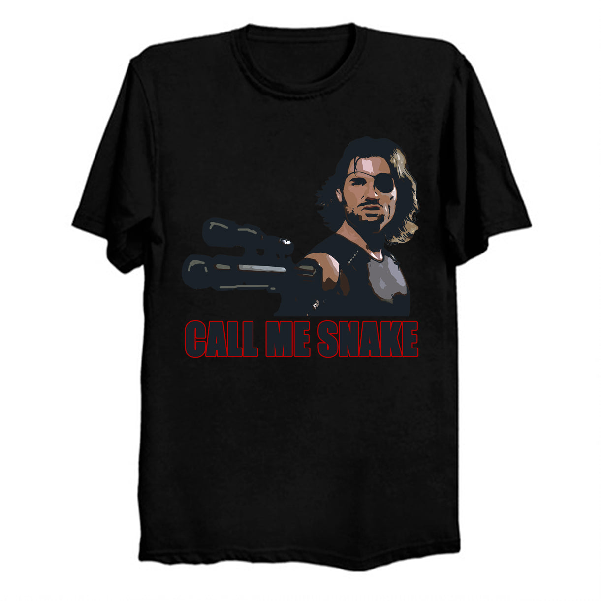 Escape From New York - Plissken - 'Call Me Snake' T-Shirt (various colors)