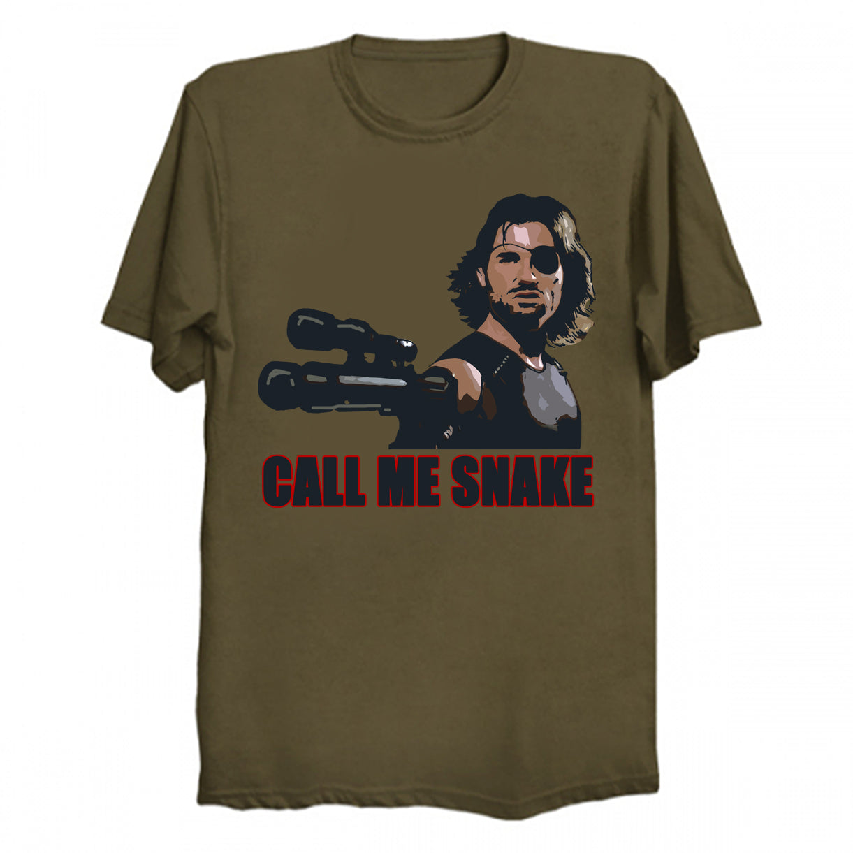 Escape From New York - Plissken - 'Call Me Snake' T-Shirt (various colors)