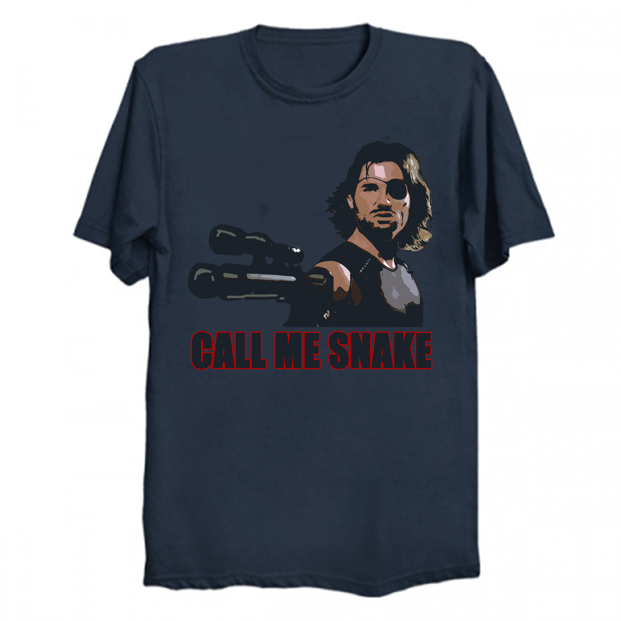 Escape From New York - Plissken - 'Call Me Snake' T-Shirt (various colors)