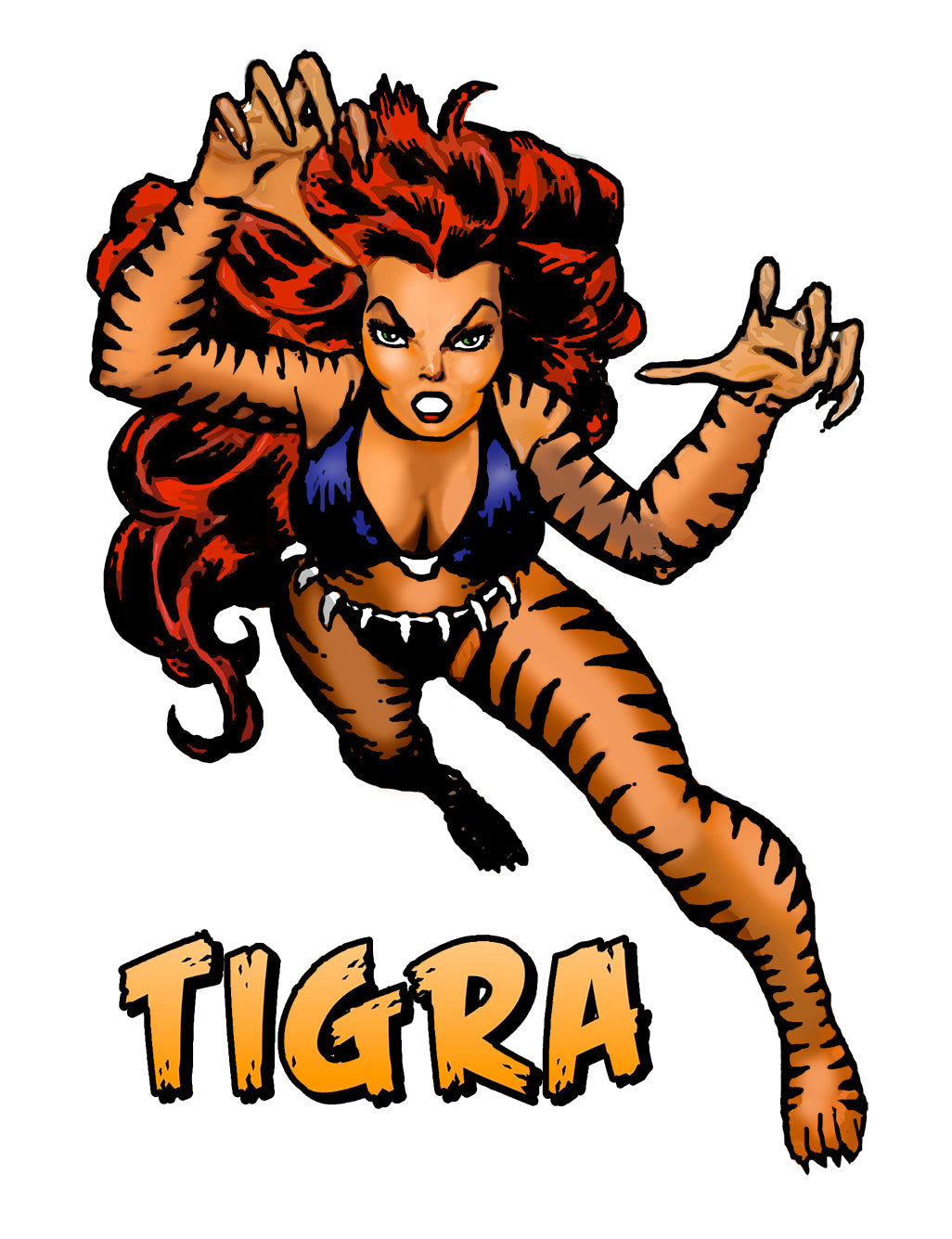 Marvel - TIGRA T-Shirt (various colors)