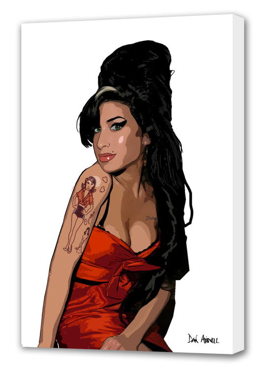 Amy Winehouse - Mounted Canvas (various sizes)