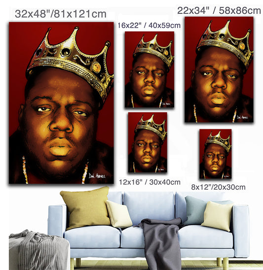 The Notorious B.I.G., Biggie Smalls  (various sizes)