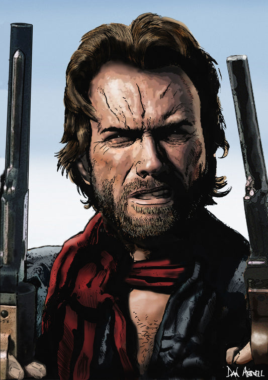 Clint Eastwood - The Outlaw Josey Wales -Art Print/Poster