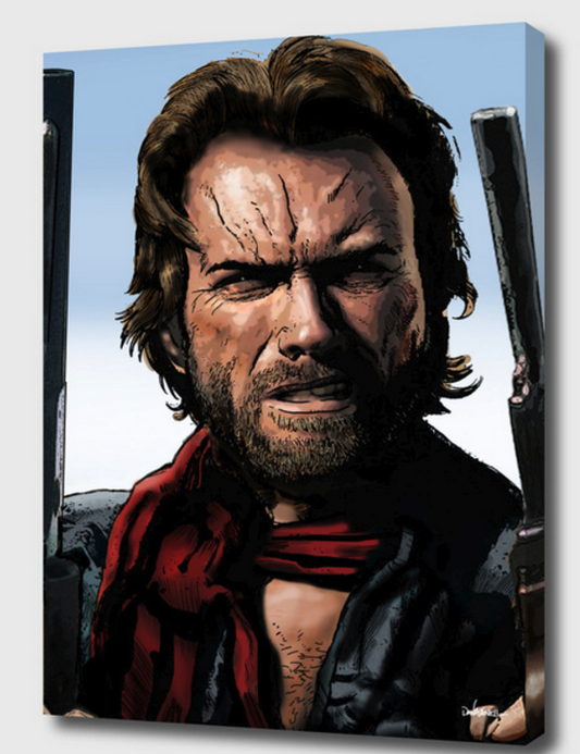 Clint Eastwood - The Outlaw Josey Wales- Mounted Canvas