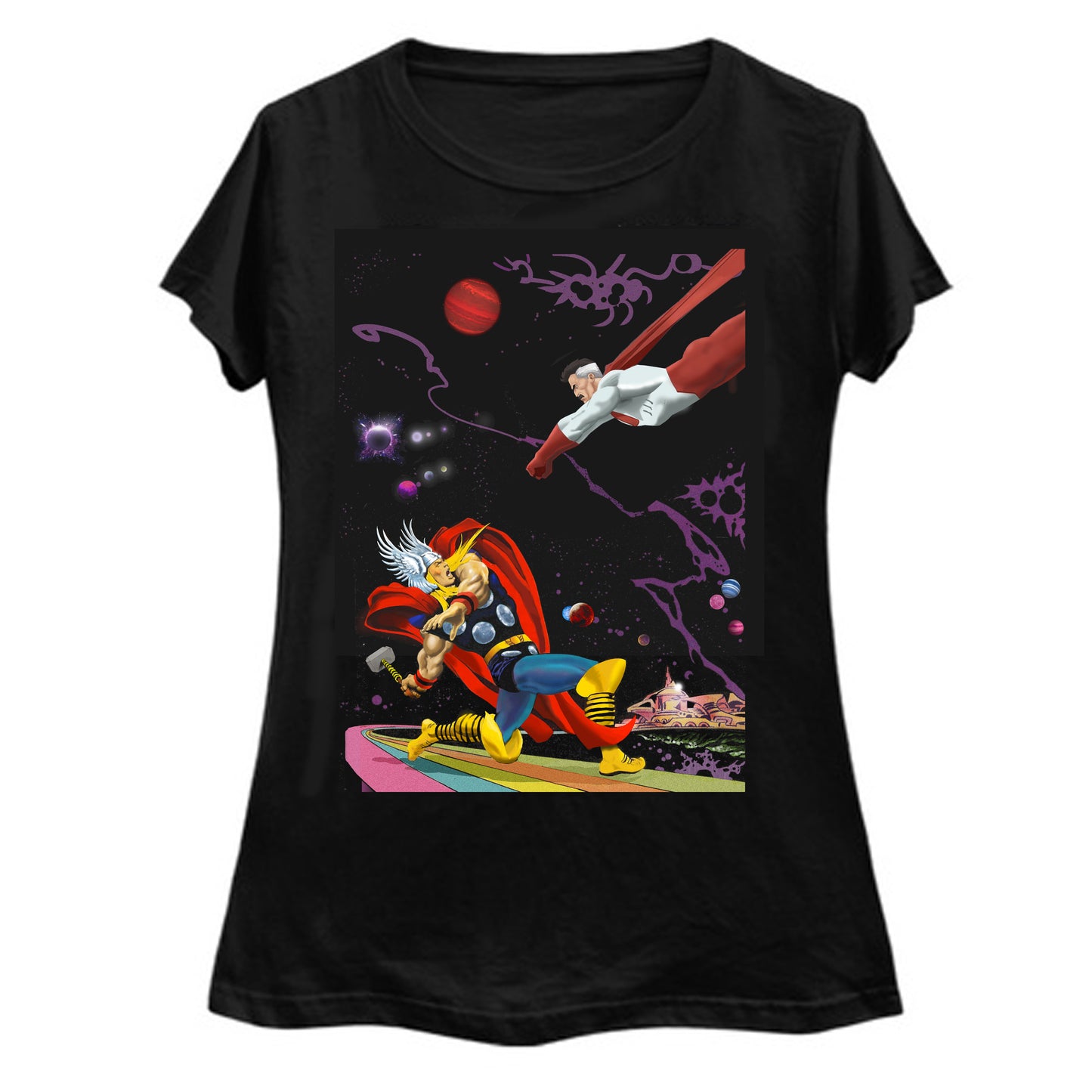 Marvel- Thor vs Omni-Man T-Shirt