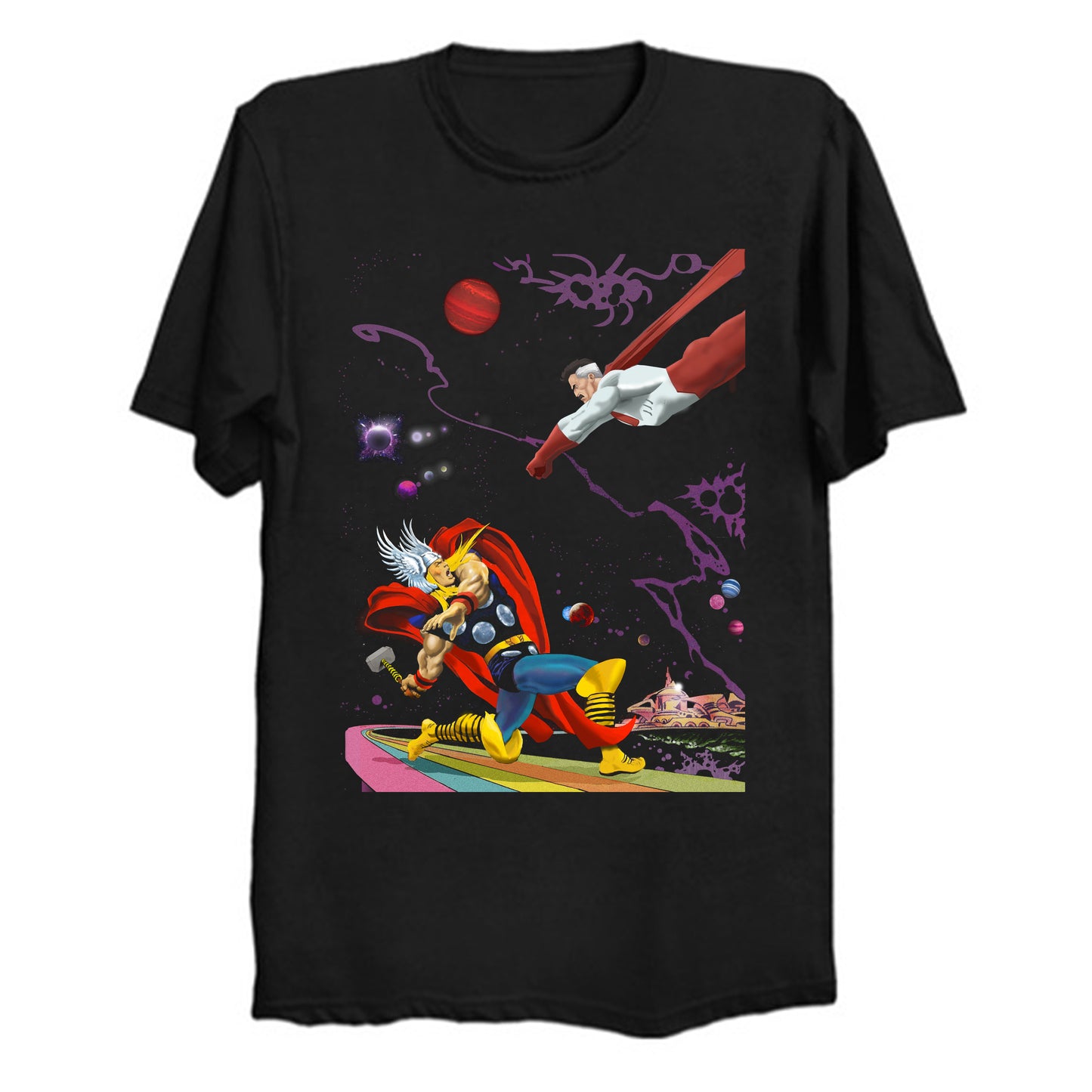 Marvel- Thor vs Omni-Man T-Shirt