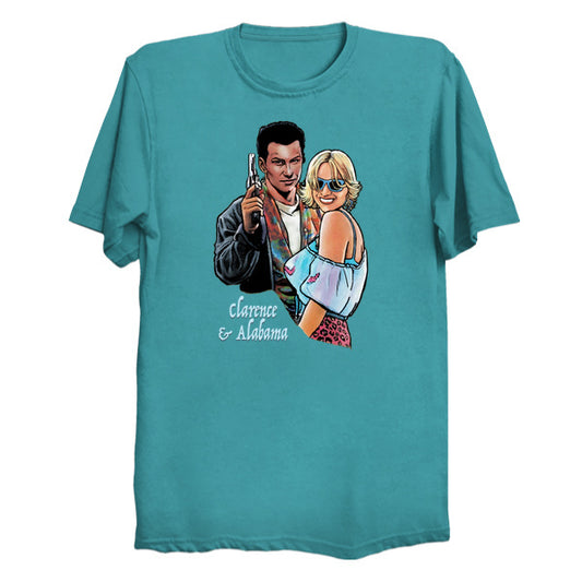 Tarantino: True Romance - Clarence and Alabama T-Shirt (Various Colors)