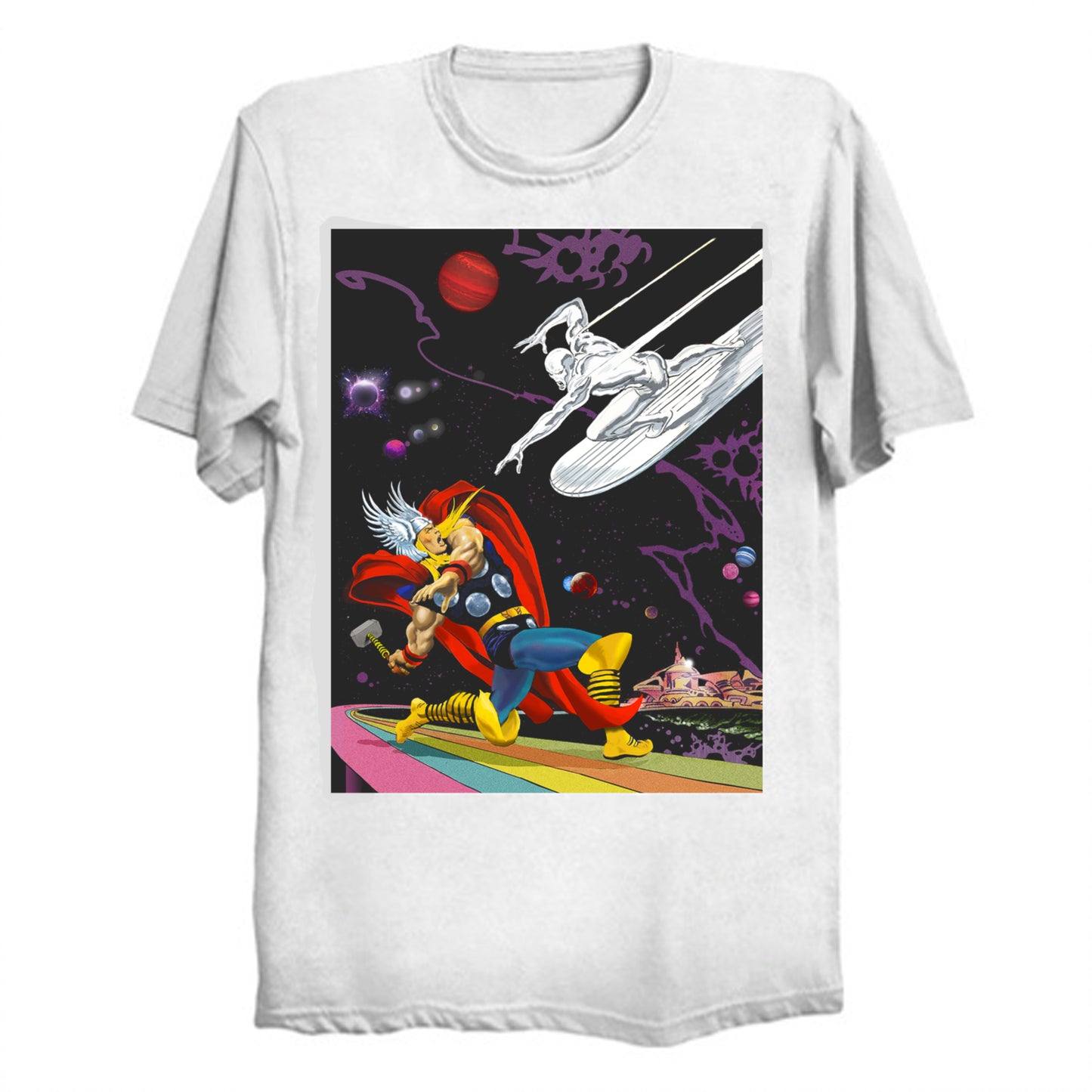 Marvel- Thor vs Silver Surfer T-Shirt
