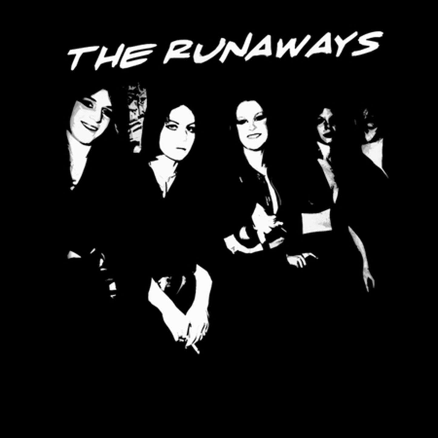 Joan Jett and The Runaways T-Shirt - b/w